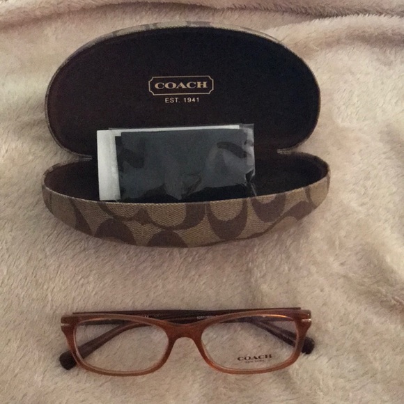 COACH Glasses Milkey Saddle NWT - Picture 1 of 4